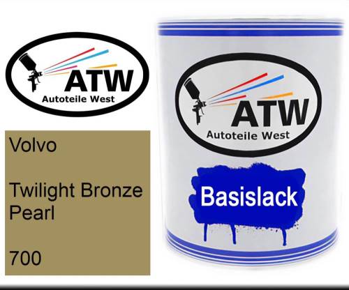 Volvo, Twilight Bronze Pearl, 700: 1L Lackdose, von ATW Autoteile West.